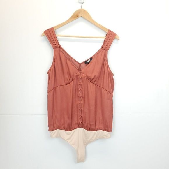PAIGE Kessley Tank Bodysuit Muted Clay - Picture 4 of 11